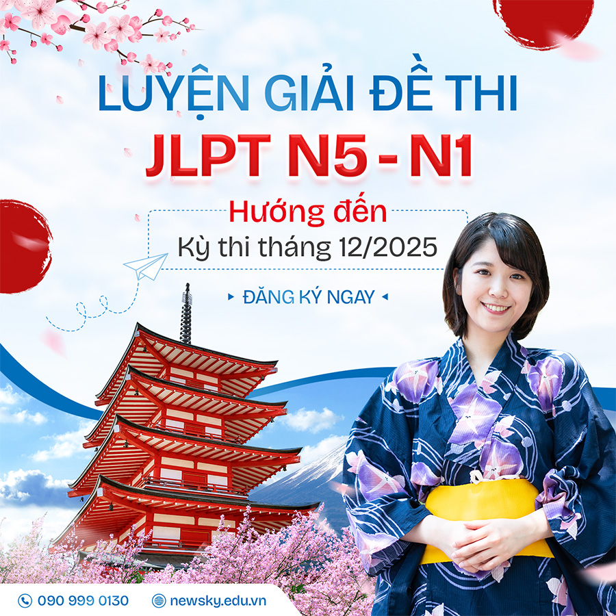 Popup Luyện Giải Đề Thi JLPT N5-N1